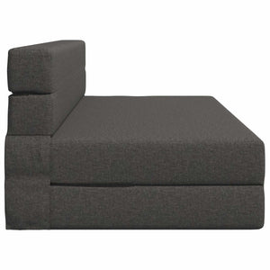 Klappsofa Bett Dunkelgrau Stoff 203 cm