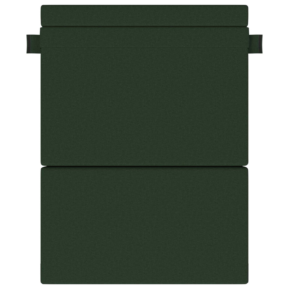 Klappsofa Bett Dunkelgrün Stoff 203 cm