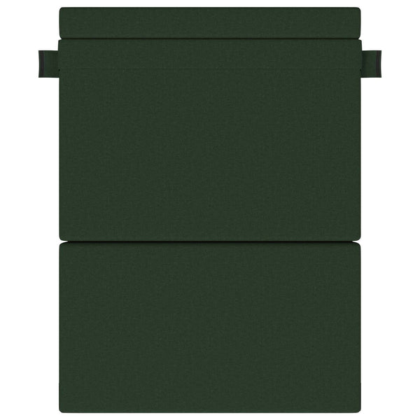 Klappsofa Bett Dunkelgrün Stoff 203 cm
