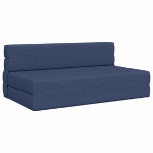 Blaues Klappsofa Bett 203x152 cm