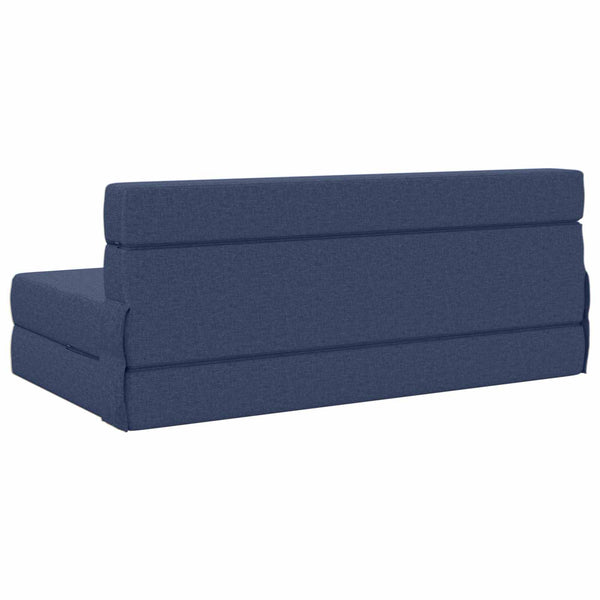 Blaues Klappsofa Bett 203x152 cm
