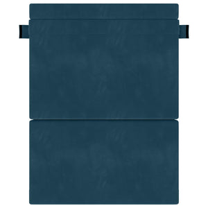 Blaues Klappsofa Bett Samt 203 cm