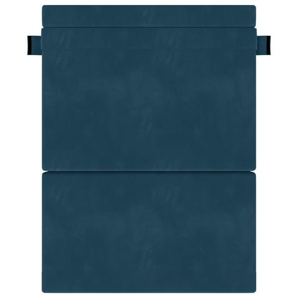 Blaues Klappsofa Bett Samt 203 cm
