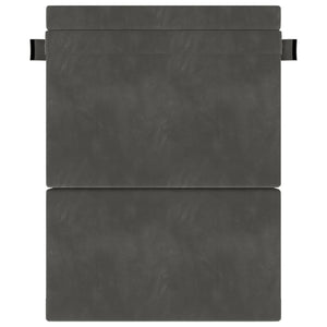 Klappsofa Bett Dunkelgrau Samt 203 cm