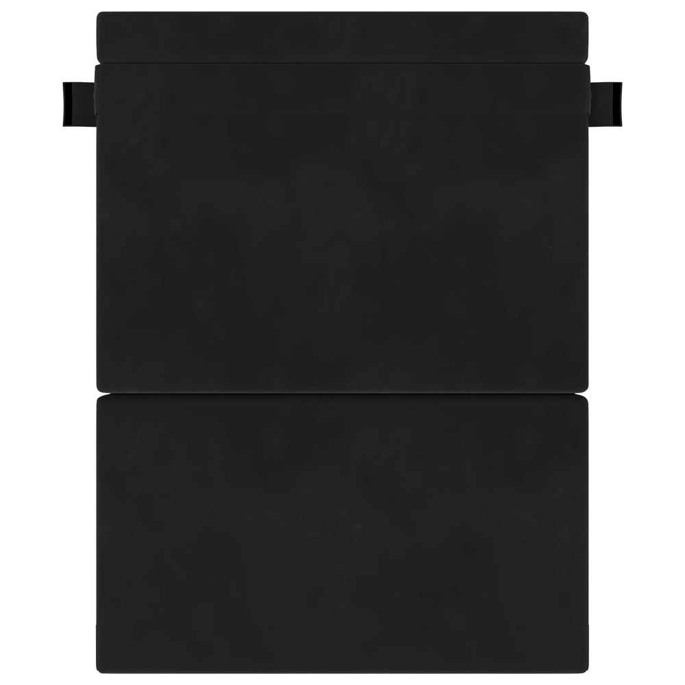Schwarzes Klappsofa Bett Samt 203x152x15cm