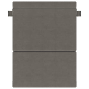 Klappsofa Bett Hellgrau Cordstoff 203 cm