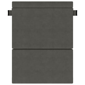 Klappsofa Bett Dunkelgrau Cordstoff 203 cm