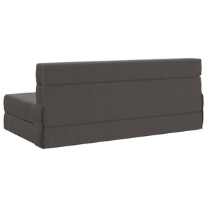 Klappsofa Bett Dunkelgrau Cordstoff 203 cm