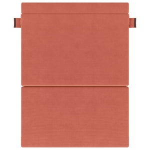 Klappsofa Bett Rot-Orange Cordstoff 203 cm