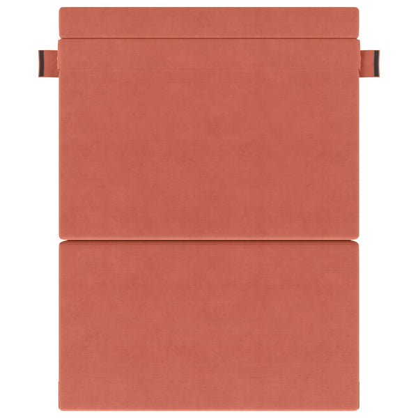 Klappsofa Bett Rot-Orange Cordstoff 203 cm