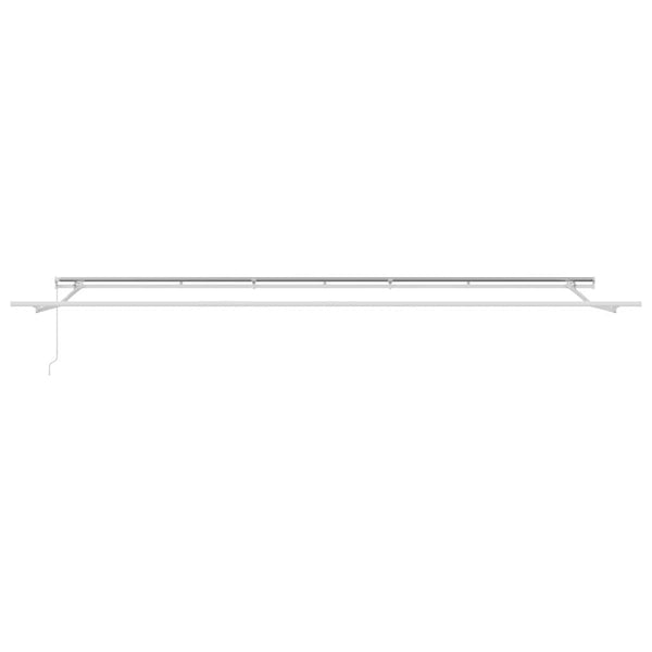 Einziehbare Markise Orange und Braun 600 x 300 cm