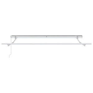 Einziehbare Markise Orange und Braun 350 x 250 cm