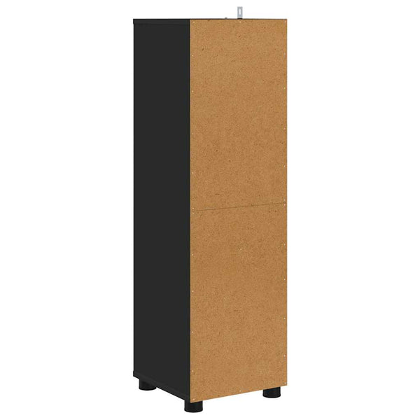 Schwarzer Badezimmerschrank 30,5x30x101cm