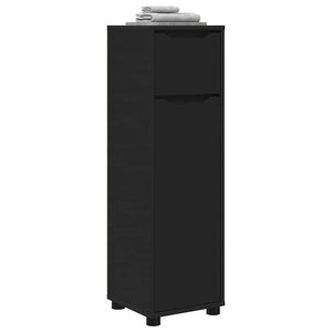 Schwarzer Badezimmerschrank 30,5x30x101cm