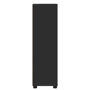 Schwarzer Badezimmerschrank 30,5x30x101cm