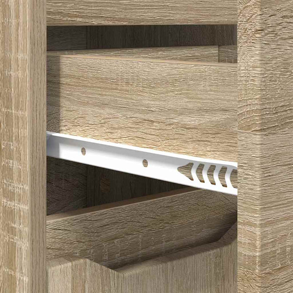 Badezimmerschrank Sonoma Eiche 30,5x30x101cm