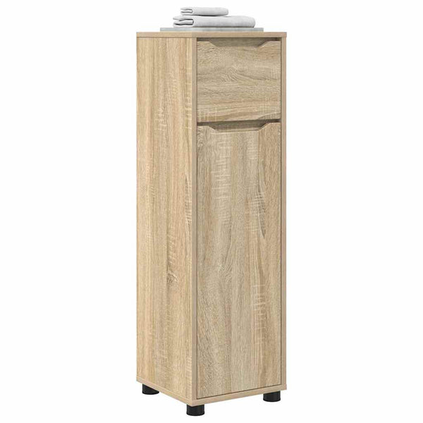Badezimmerschrank Sonoma Eiche 30,5x30x101cm
