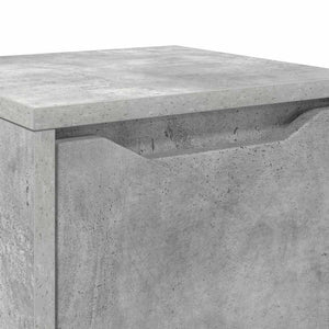 Badezimmerschrank Beton Grau 30,5x30x101cm