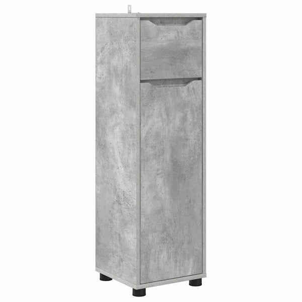 Badezimmerschrank Beton Grau 30,5x30x101cm