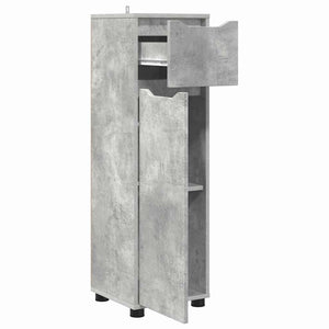 Badezimmerschrank Beton Grau 30,5x30x101cm
