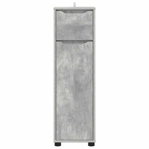 Badezimmerschrank Beton Grau 30,5x30x101cm