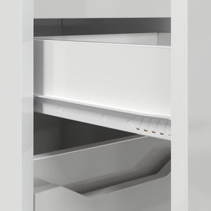 Hochglanz Badezimmerschrank Weiß Regal