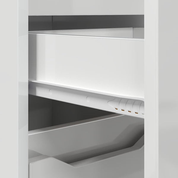 Hochglanz Badezimmerschrank Weiß Regal
