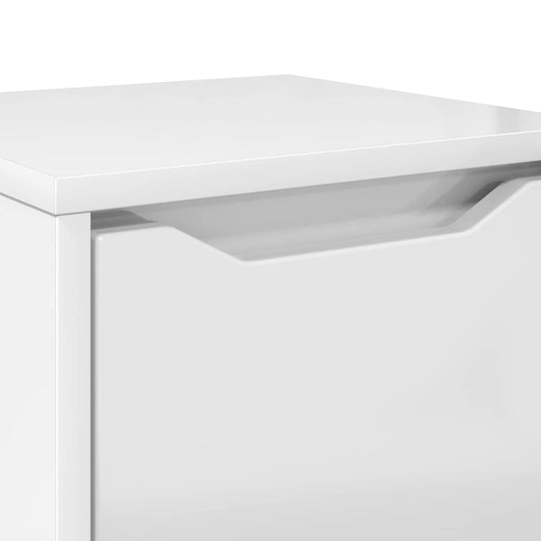 Hochglanz Badezimmerschrank Weiß Regal