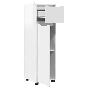 Hochglanz Badezimmerschrank Weiß Regal