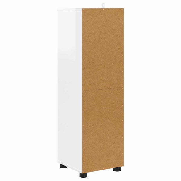 Hochglanz Badezimmerschrank Weiß Regal