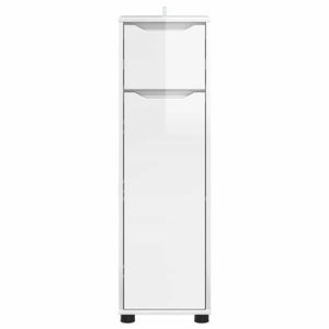 Hochglanz Badezimmerschrank Weiß Regal