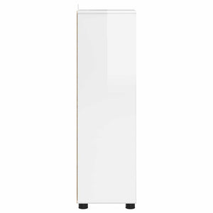 Hochglanz Badezimmerschrank Weiß Regal