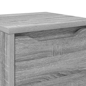 Badezimmerschrank Grau Sonoma mit Regal