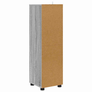 Badezimmerschrank Grau Sonoma mit Regal