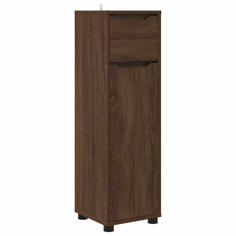 Badezimmerschrank Braun Eichen-Optik