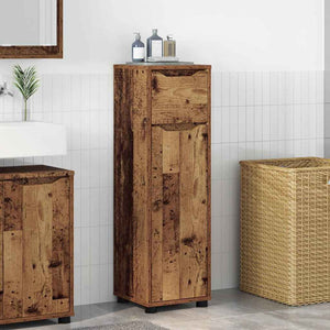 Badezimmerschrank Altholz 30,5x30x101cm
