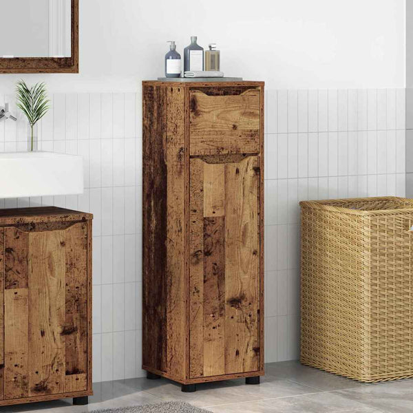 Badezimmerschrank Altholz 30,5x30x101cm