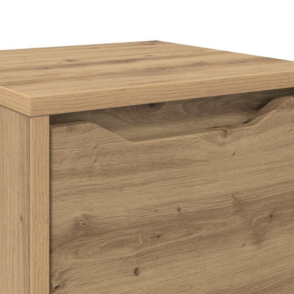vidaXL Armoire de salle de bain avec étagère chêne Artisan 30,5 x 30 x 101 cm