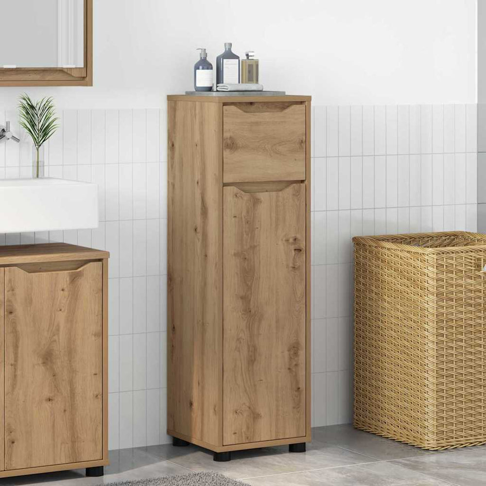 Badezimmerschrank Artisan-Eiche 30,5x30x101 cm