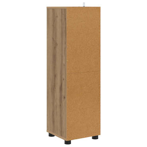 vidaXL Armoire de salle de bain avec étagère chêne Artisan 30,5 x 30 x 101 cm