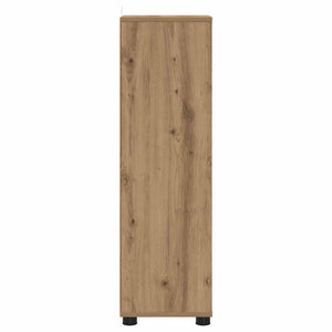 vidaXL Armoire de salle de bain avec étagère chêne Artisan 30,5 x 30 x 101 cm