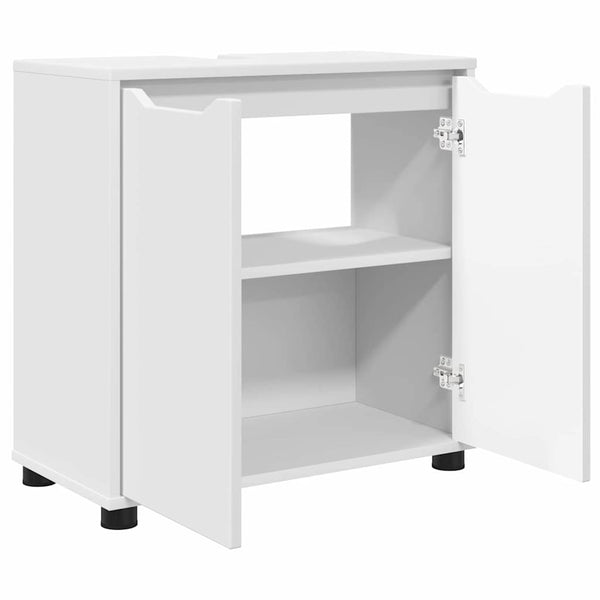 Waschbeckenunterschrank Weiß 60x30x60cm