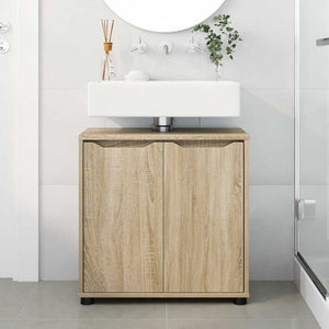 Meuble sous-lavabo vidaXL chêne Sonoma 60 x 30 x 60 cm