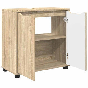 Meuble sous-lavabo vidaXL chêne Sonoma 60 x 30 x 60 cm