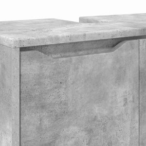 Beton Grau Waschbeckenunterschrank 60 cm