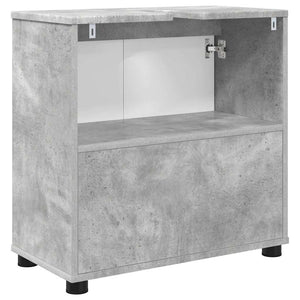 Beton Grau Waschbeckenunterschrank 60 cm