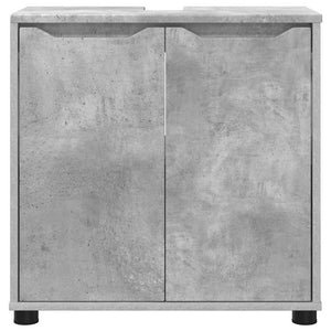 Beton Grau Waschbeckenunterschrank 60 cm