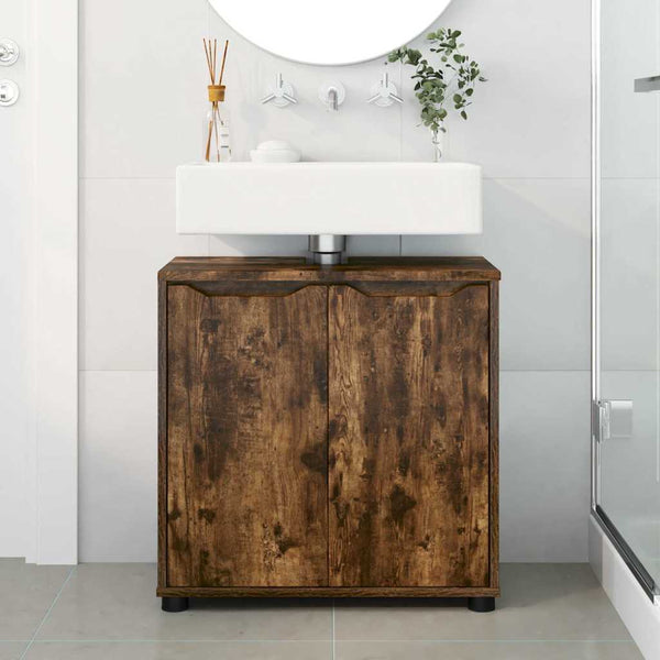 Waschbeckenunterschrank Eiche 60x60 cm