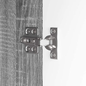 Grauer Waschbeckenunterschrank Sonoma 60 cm