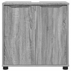 Grauer Waschbeckenunterschrank Sonoma 60 cm